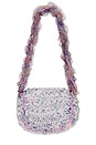 view 2 of 4 Crochet Shoulder Bag in Pink
