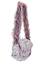 view 3 of 4 Crochet Shoulder Bag in Pink