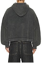 view 2 of 4 Hood Sweatshirt in Anthracite Washed