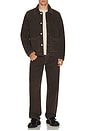 view 3 of 4 Worker Jacket in Vintage Brown