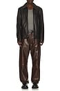 view 4 of 5 PANTALON in Brown