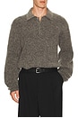 view 3 of 4 Mohair Polo in Grey Melange