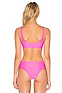 view 3 of 4 HAUT DE MAILLOT DE BAIN COCO in Dragon Fruit