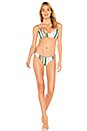 view 4 of 4 Siesta Bikini Top in Lively Up