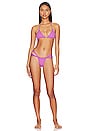 view 4 of 4 Tropez Bikini Top in Wilde Rose