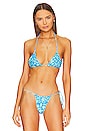 view 1 of 4 Tropez Bikini Top in Ocean Bloom