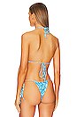 view 3 of 4 Tropez Bikini Top in Ocean Bloom