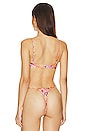 view 3 of 4 Conch Bikini Top in Retro Pop
