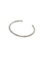 view 1 of 2 Twist Bangle in Silver