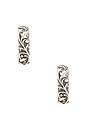view 4 of 3 BOUCLES D'OREILLES PERGOLA in Silver
