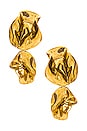 view 1 of 3 The Fold Earrings in Gold