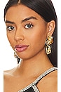 view 3 of 3 The Fold Earrings in Gold