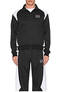 view 3 of 4 Tech Logo Track Jacket in Black