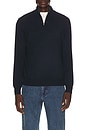 view 1 of 4 Half Zip Sweater in Navy