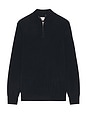 view 5 of 4 Half Zip Sweater in Navy