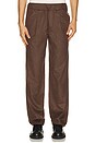 view 1 of 5 Straight Drawstring Trousers in Mocha