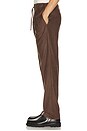 view 2 of 5 Straight Drawstring Trousers in Mocha