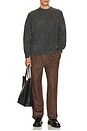 view 5 of 5 Straight Drawstring Trousers in Mocha