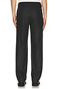 view 4 of 5 Straight Drawstring Trousers in Anthracite Melange