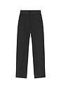 view 6 of 5 Straight Drawstring Trousers in Anthracite Melange