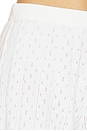 view 6 of 6 ШОРТЫ С АЖУРНЫМ ВЯЗАНИЕМ in Feather White