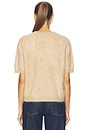 view 3 of 4 Brushed Short Sleeve Top in Camel