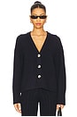 view 1 of 4 V-neck Cardigan in Navy
