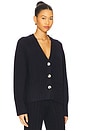 view 2 of 4 V-neck Cardigan in Navy