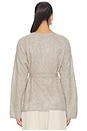 view 4 of 4 Brushed Cardigan in Greige