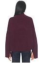 view 4 of 4 Girlfriend Turtleneck in Bordeux