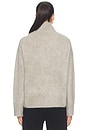 view 4 of 4 Brushed Boyfriend Turtleneck in Greige