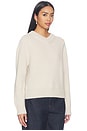 view 2 of 4 Chunky V-neck Sweater in Chalk
