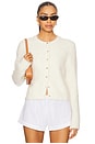 view 1 of 4 Alpaca Cardigan in Feather White