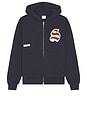 view 5 of 6 Qualifications Fleece Zip Hoodie in Navy