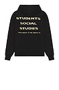 view 1 of 4 Social Studies Fleece Pullover Hoodie in Black