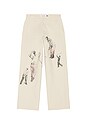 view 6 of 6 PANTALON in Off White