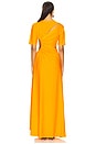 view 4 of 4 X REVOLVE Gathered Slit Dress in Tangerine