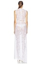 view 5 of 5 VESTIDO TRIPLE LOOP in White