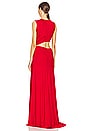 view 3 of 3 Triple Loop Knit Dress in Red