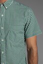 view 5 of 5 S/S Button Down Shirt in Green Gingham