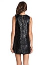 view 4 of 6 Quilted Shift Dress in Black