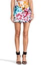 view 1 of 7 Flower Bomb Embroidered Mini Skirt in Floral Splice