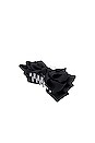 view 2 of 3 Chloe Hair Claw Clip in Noir