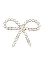 view 1 of 2 Bow Barrette in Pearl