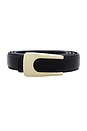 view 3 of 3 Square Buckle Belt in Black
