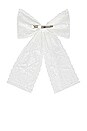 view 2 of 2 Dentelle Bow in White