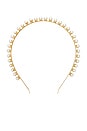 view 2 of 3 Pearl Diamond Headband in Gold