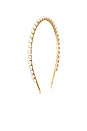 view 3 of 3 Pearl Diamond Headband in Gold