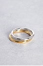 view 1 of 3 PULSEIRAS DE METAL MISTO in Gold & Silver