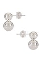 view 2 of 2 Knox Double Stud in Silver